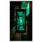 Designart - Deep Green Infinite Cube - Contemporary Canvas Art Print